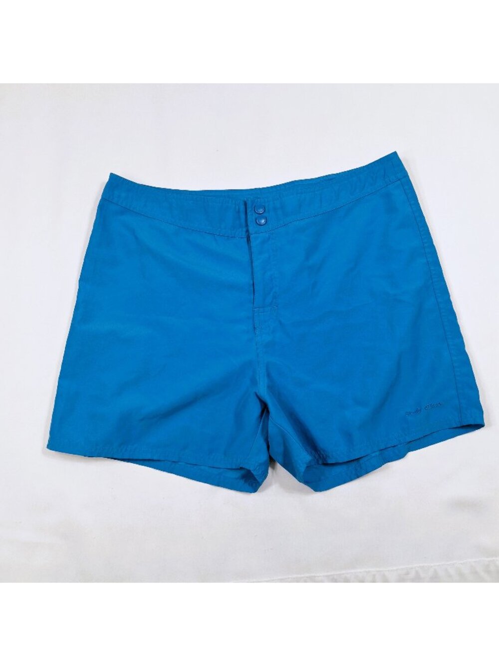 Womens Vintage Body Glove XL Teal Blue Swim Shorts Performance Board Shorts